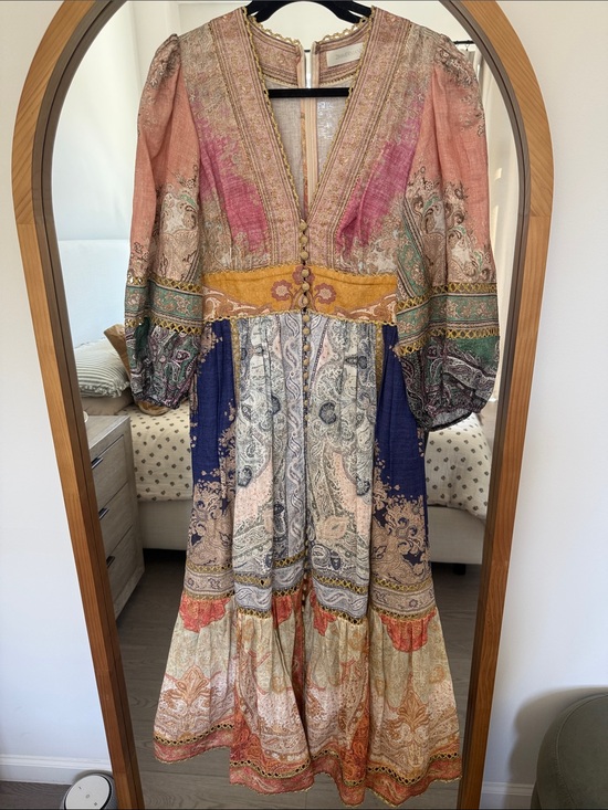 Zimmermann Dresses & Skirts - Zimmermann Multicolor Patchwork Paisley Maxi Dress